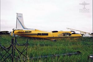 A 2002 photo showing the remains of Tanker 3 after being stripped for parts