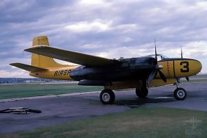 43-22660 as Air Spray Tanker #3. Date and location unknown.